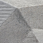 Abstract Floor Rug - Axil Grey 6979