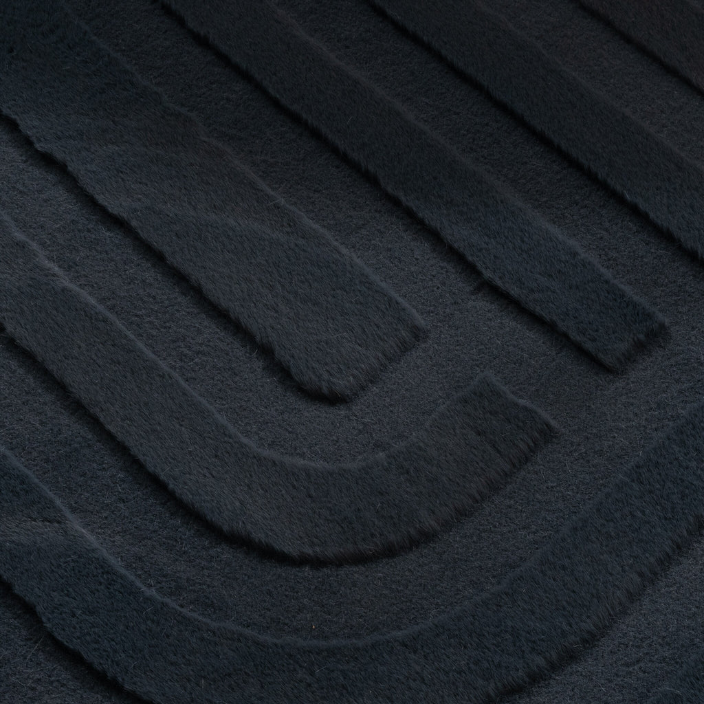 Irregular Rug - Flowy Lines Anthracite