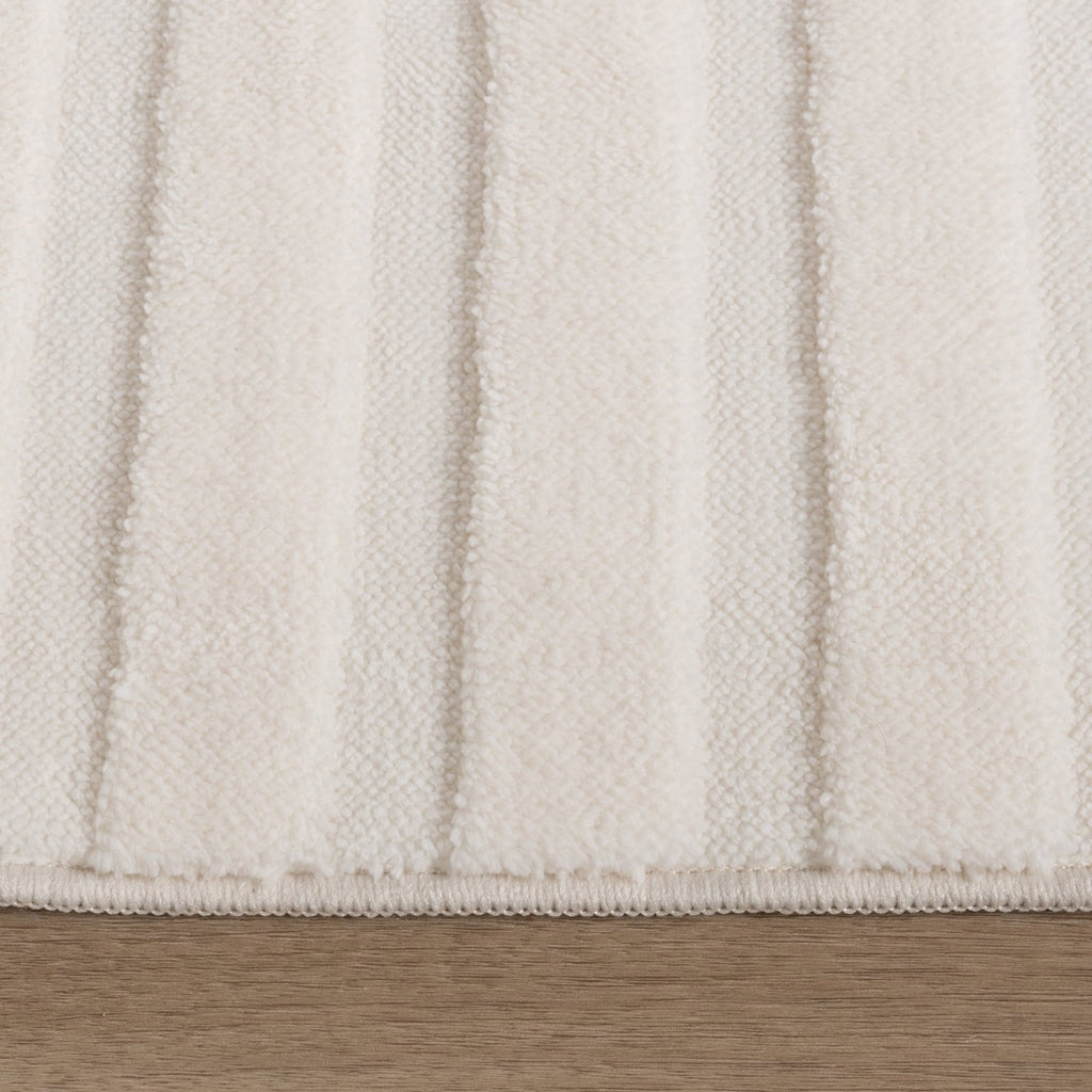 Scandinavian Rug - Charm Curves White