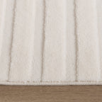 Scandinavian Rug - Charm Curves White