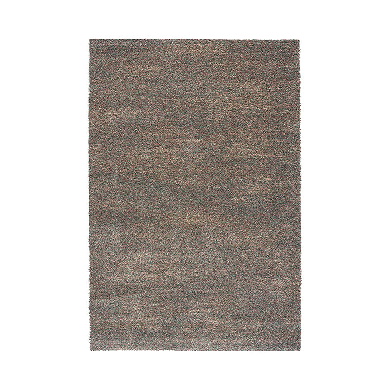 High-pile floor rug - Myla Brown/Grey 7777