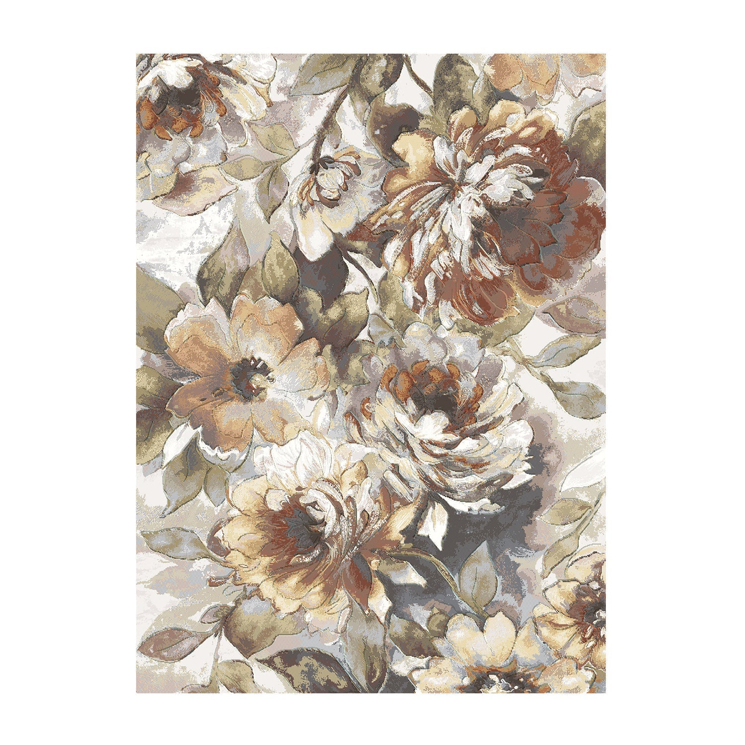 Floral floor rug - Anaheim 4248