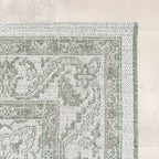 Vintage Outdoor Rug - Victoria Aztec Green