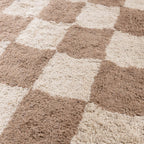 Retro Rug - Gambit Beige/White