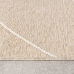 Modern Outdoor Rug - Porto Lines Cream