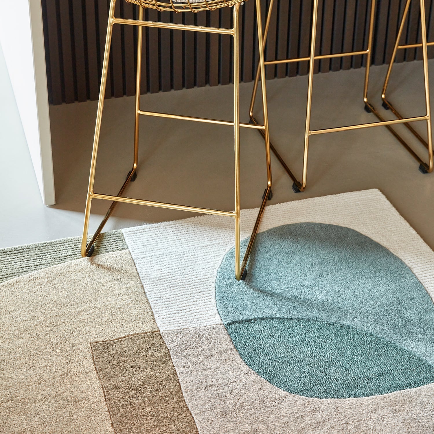 Wool floor rug - Urban Vibes Multicolor 060