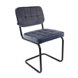 Velvet chair - Ivy Anthracite