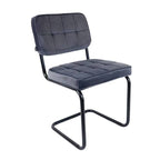 Velvet chair - Ivy Anthracite