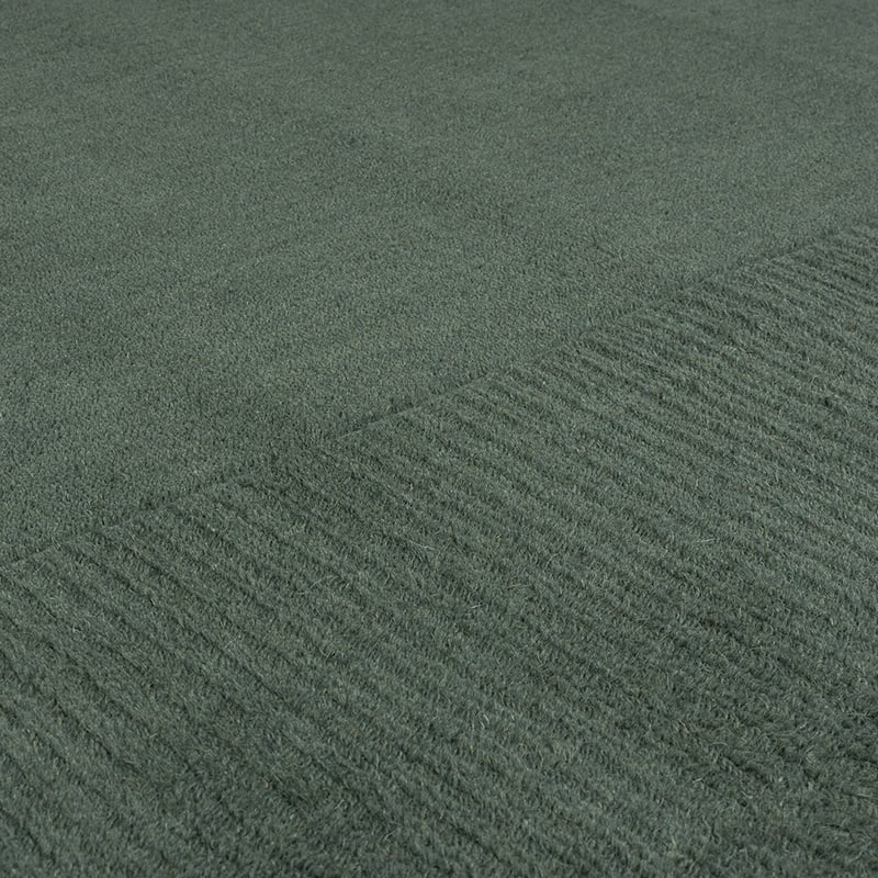 Solid floor rug - Tuscano Siena Dark Green