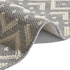 Modern floor rug - Alley Grey