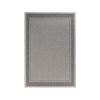 Classic Floor Rug - Natural Check Grey