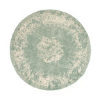 Round Vintage Rug - Wonder Green