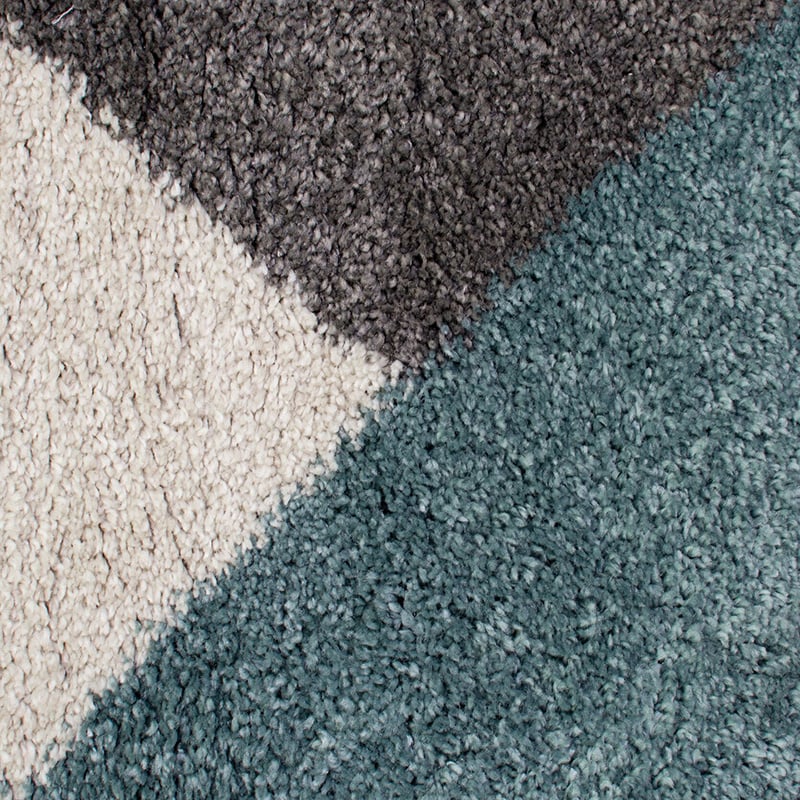 Graphic floor rug - Dakaro Zula Blue/Gray