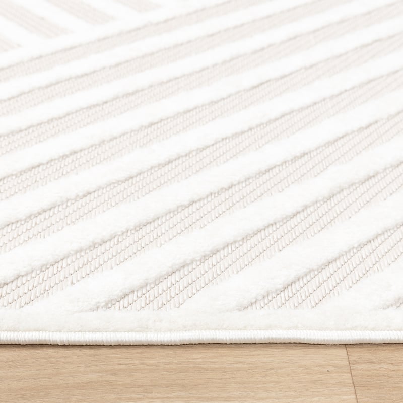 Modern Rug - Nori Lines White