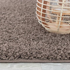 Round High Pile Rug - Lofty Taupe