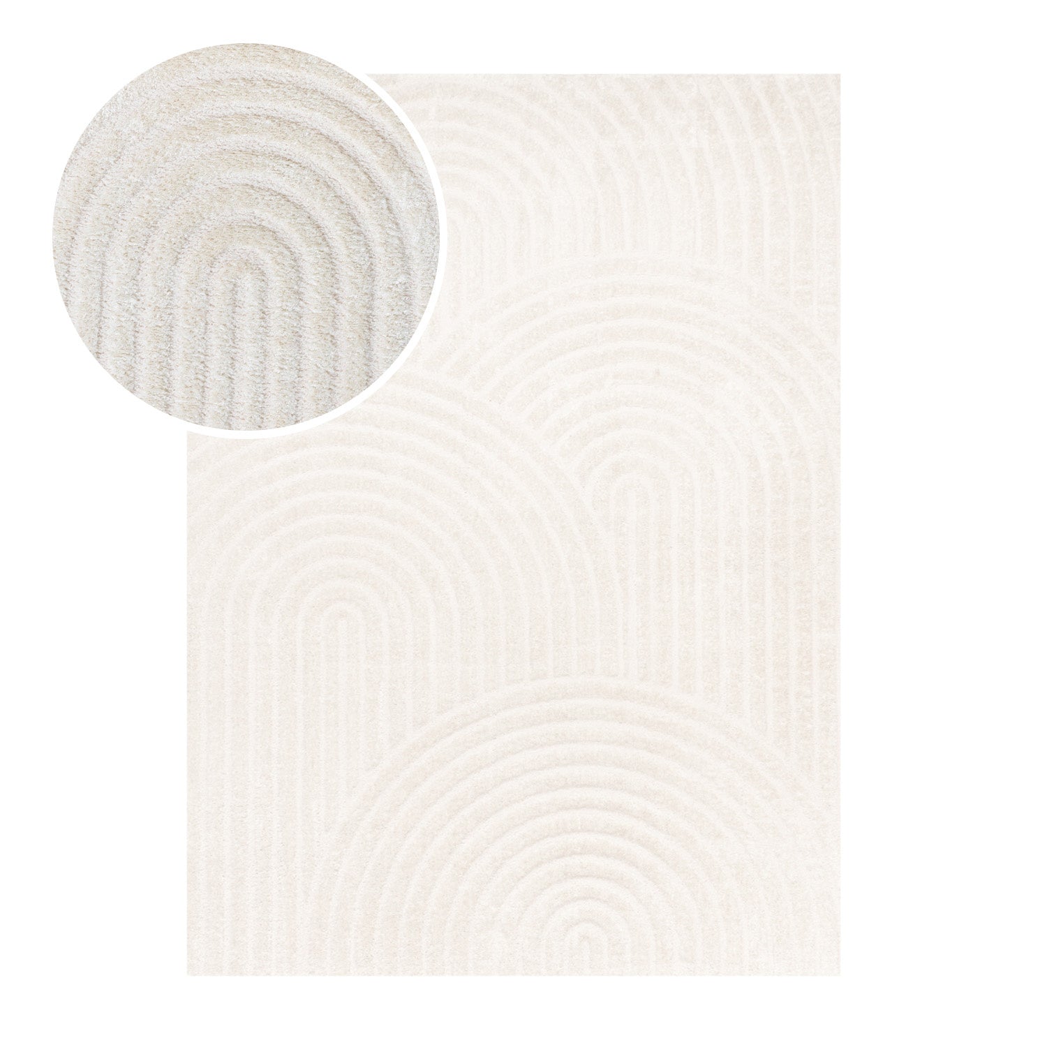 Japandi Rug - Yori Arches Cream