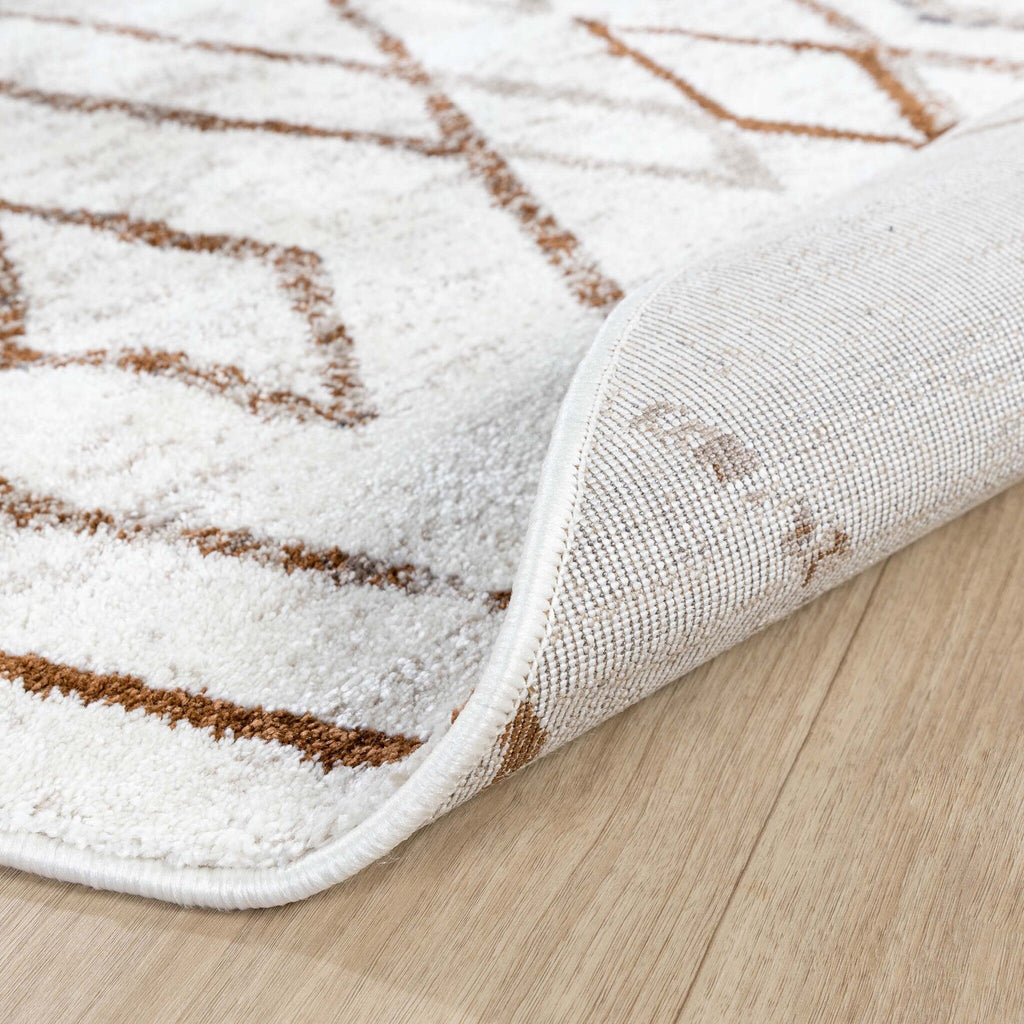 Round Berber Rug - Blend Diamond Terra