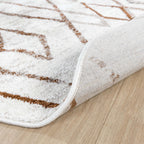 Round Berber Rug - Blend Diamond Terra