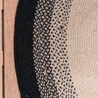 Round Indoor Outdoor Rug - Florence Black