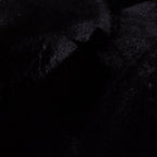 Round Low-Pile Rug - Cozy Black