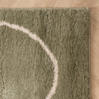 Washable Rug – Myrre Swirl Green