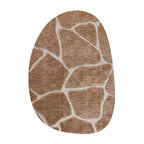 Organic floor rug - Maya Brown 7222