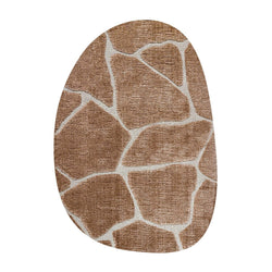 Organic floor rug - Maya Brown 7222