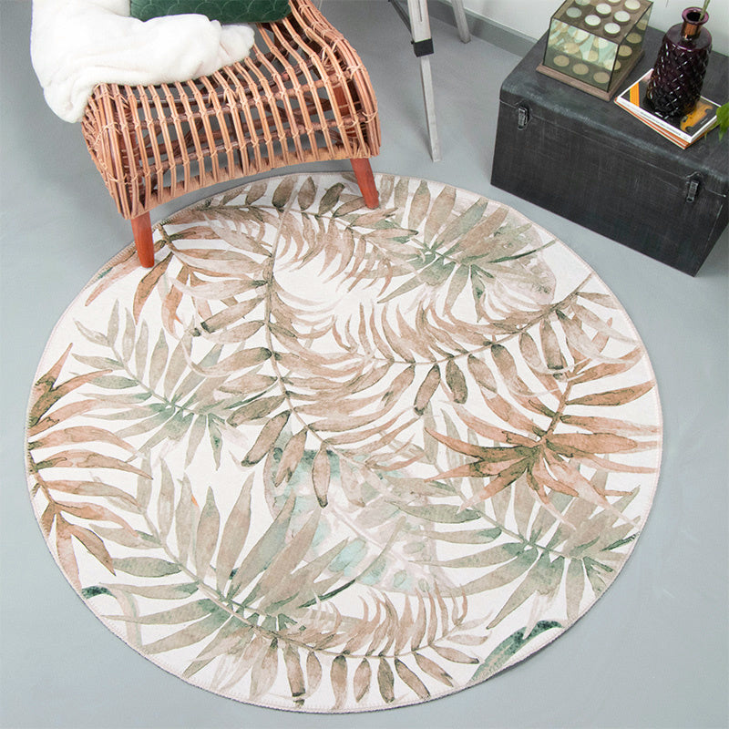 Round Rug - Palmier Leaves Nature
