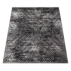 Abstract floor rug - Elitha Geo Anthracite