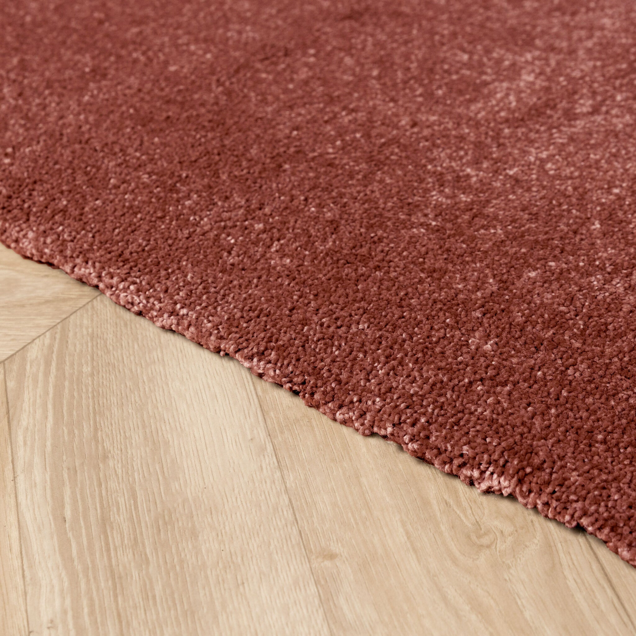 Round Washable Rug – Clean Pink