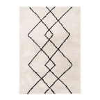 High Pile Rug - Sensa Pair Cream/Black