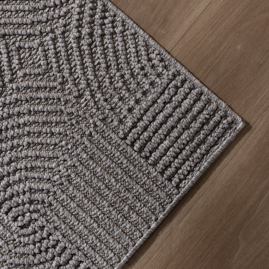 Runner – Hidde 3D Circles Grey