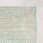Modern Outdoor Rug - Playa Aztec Green