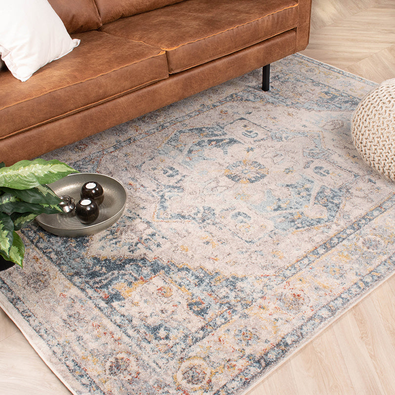 Vintage Rug - Inspire Cream/Blue No. 217