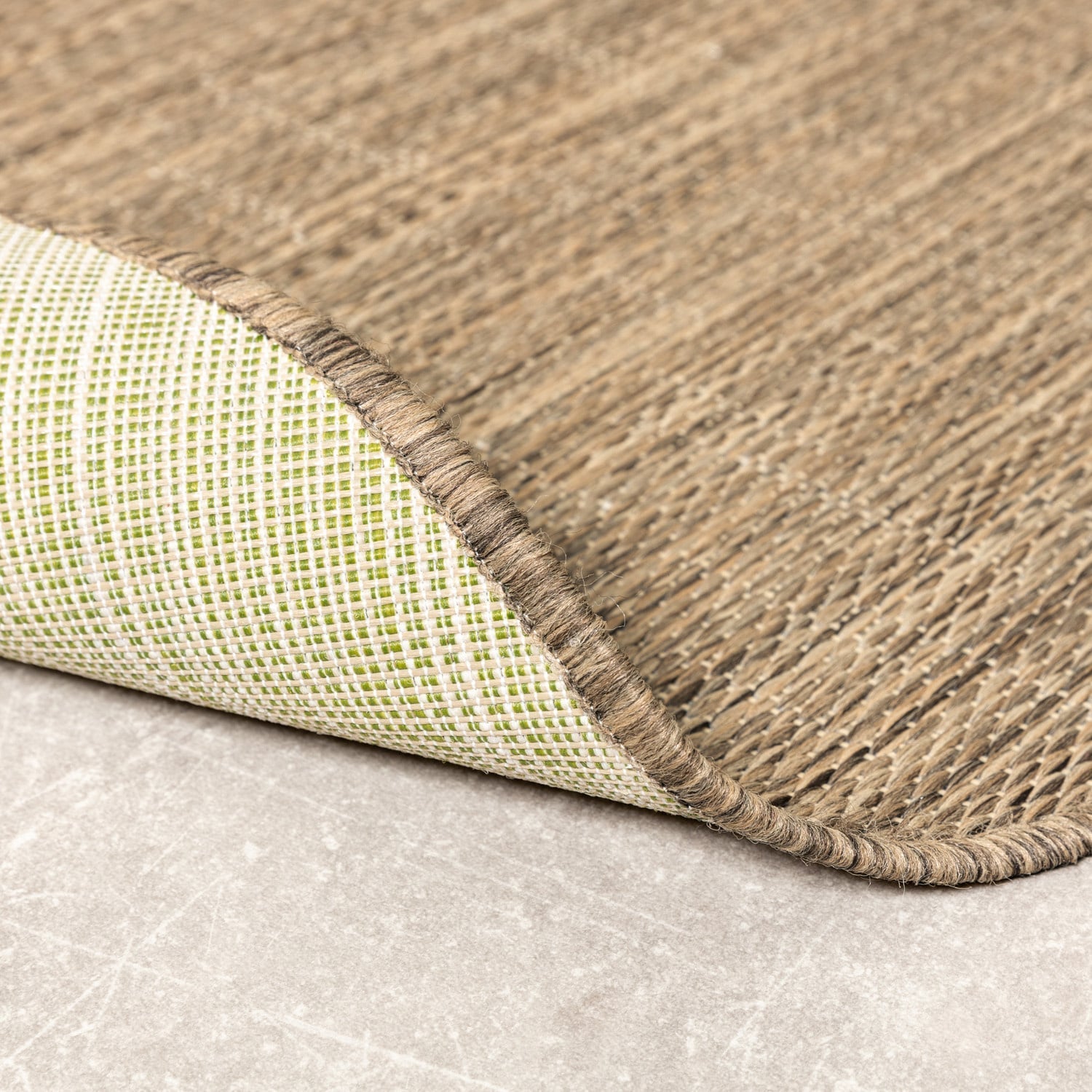 Round Outdoor Rug - Malta Melange Natural