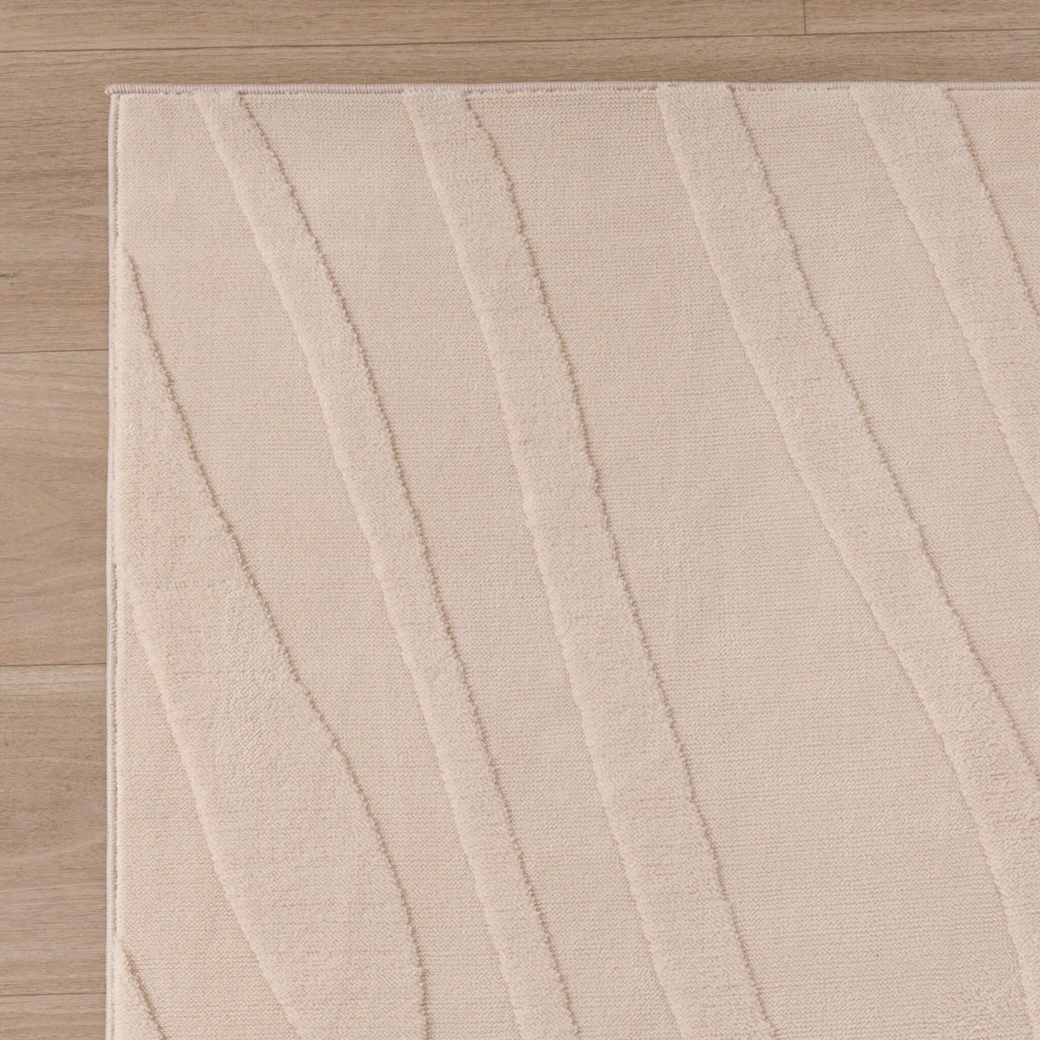 Scandinavian Rug - Charm Shapes Beige