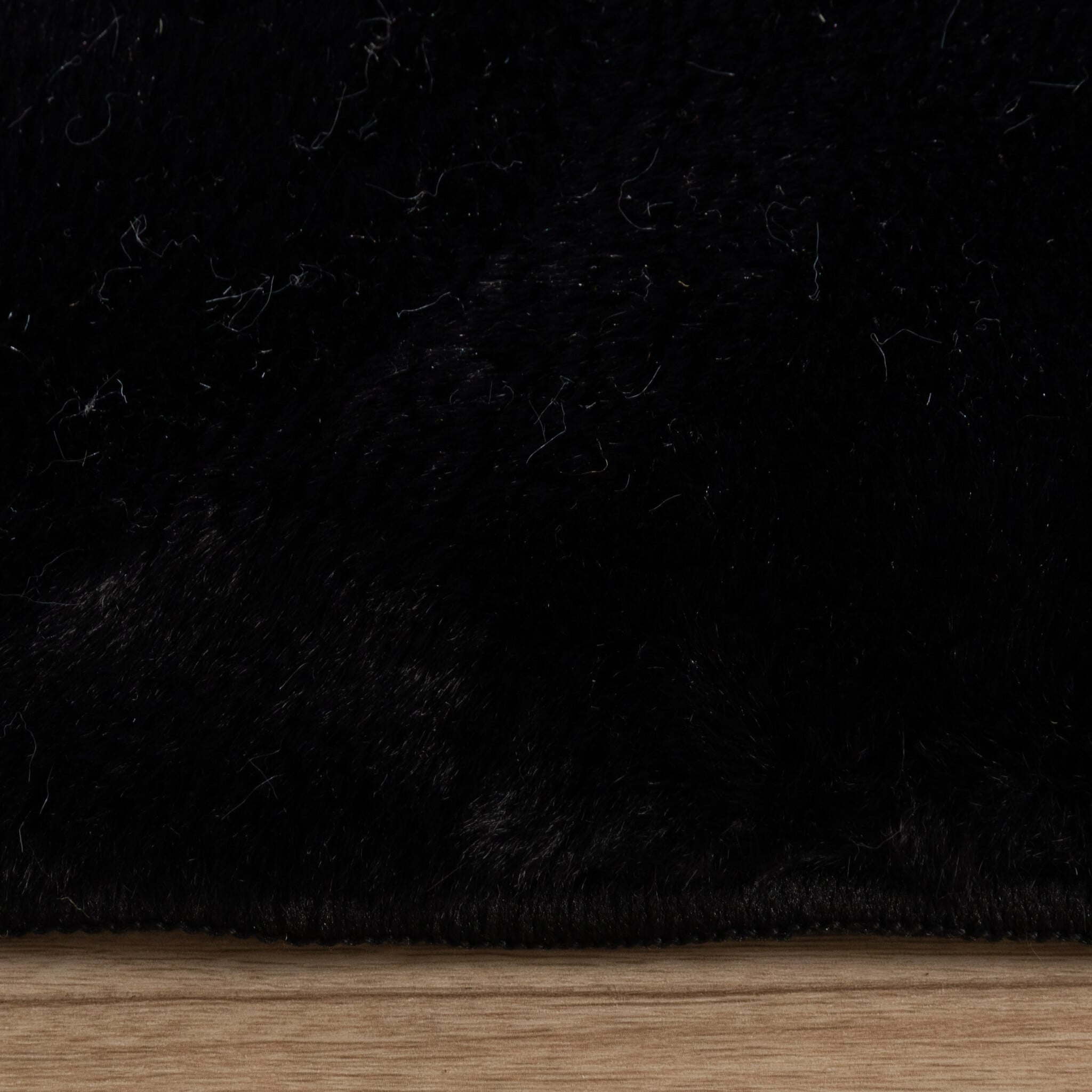 Soft Low-Pile Runner - Cozy Black