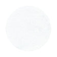 Round high-pile floor rug - Softy White