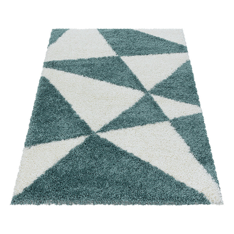High pile floor rug - Tuggy Blue