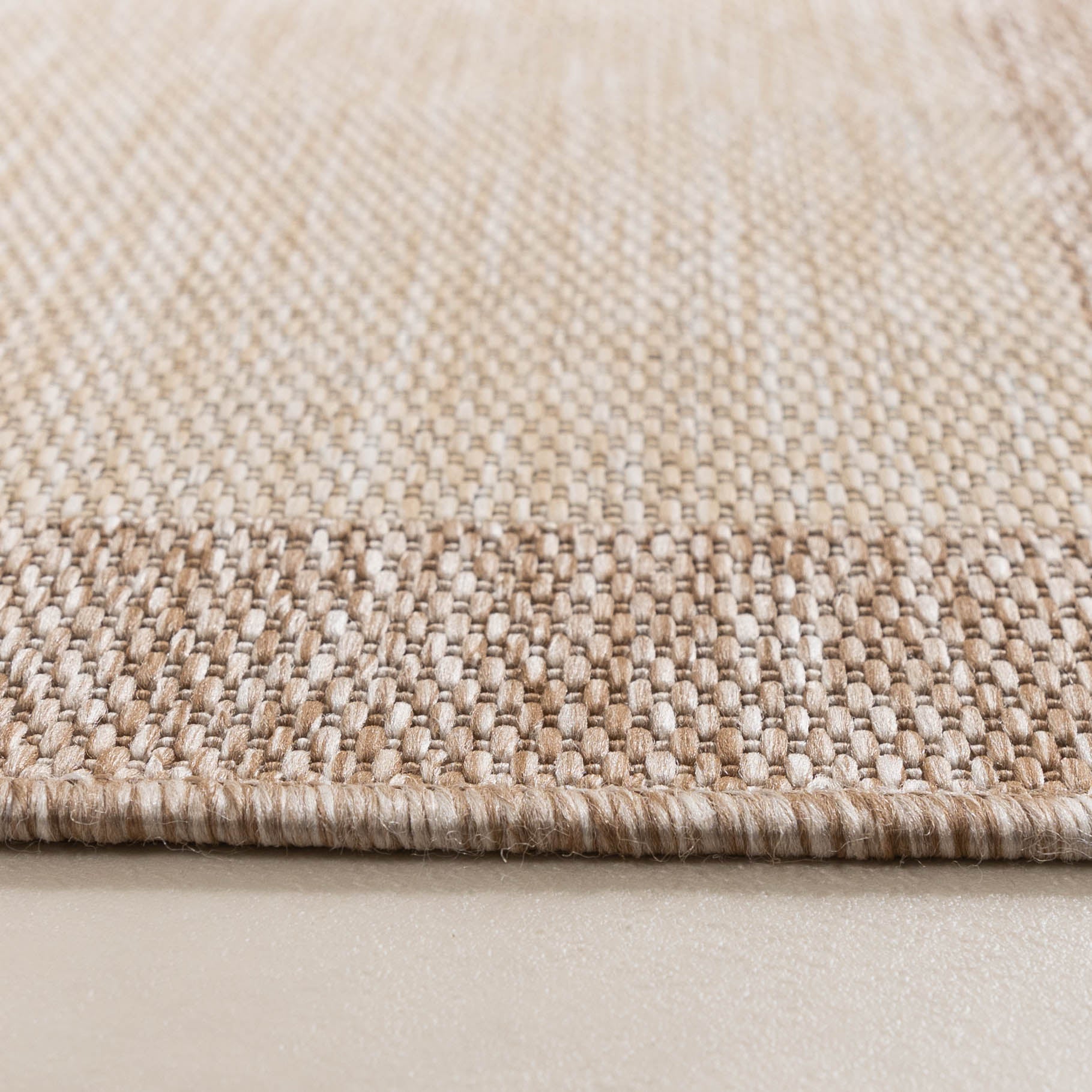 Balcony Rug - Sierra Border Cream/Beige