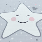 Children's Floor Rug - Pleun Star Gray