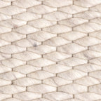 Wool Rug - Brilliant Cream/White