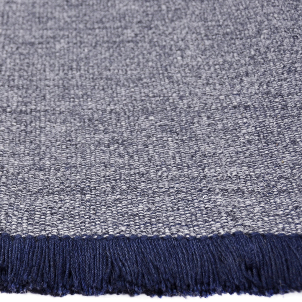 Wool floor rug - Quentin Blue