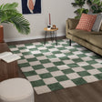 Checkerboard Rug - Blox Green