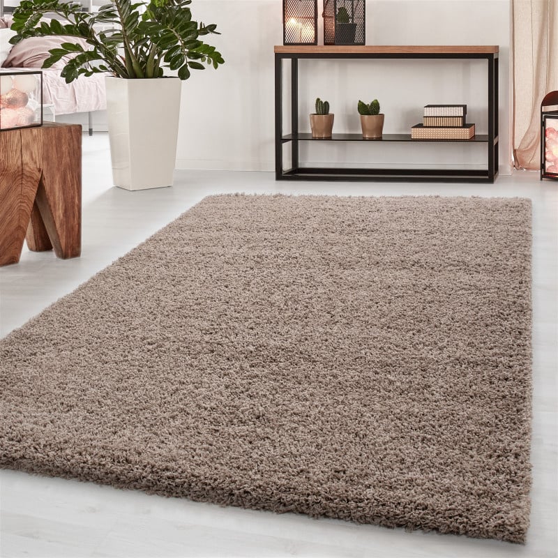 High-pile floor rug - Sade Beige