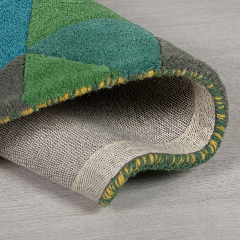 Round Modern Floor Rug - Illo Prism Multicolor