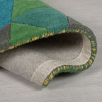 Round Modern Floor Rug - Illo Prism Multicolor