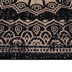 Vintage outdoor rug - Sunara Mandala Black