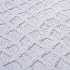 Round modern floor rug - Structures Trammel 9246