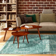 Vintage floor rug - The Fading World Jade 8258